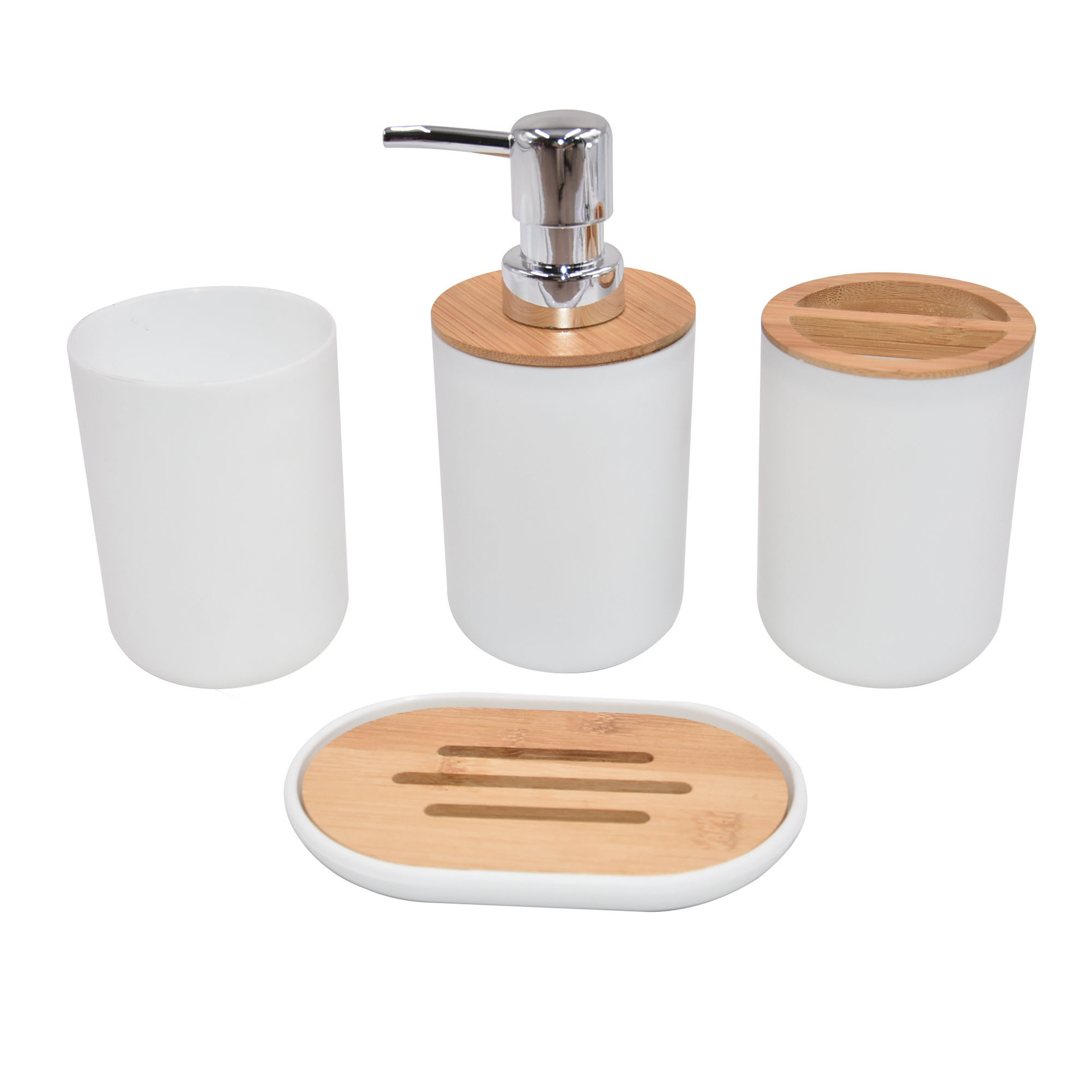 Modern Bamboo Bathroom Accesso - огляд і ціна Bamboo Toothbrush Set