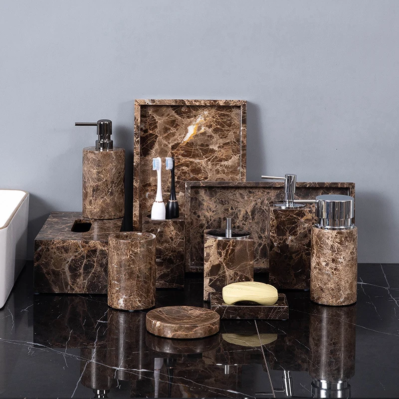 Emperador Dark Natural Marble  - огляд і ціна Bamboo Toothbrush Set