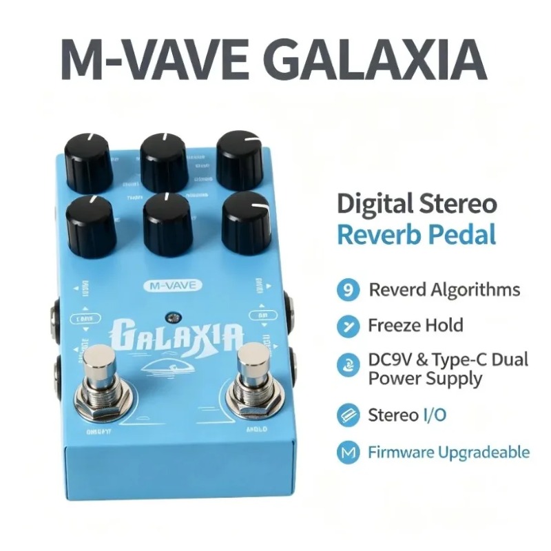 M-VAVE Reverb Guitar Pedal Fre - огляд і ціна Sustainable Living Usa
