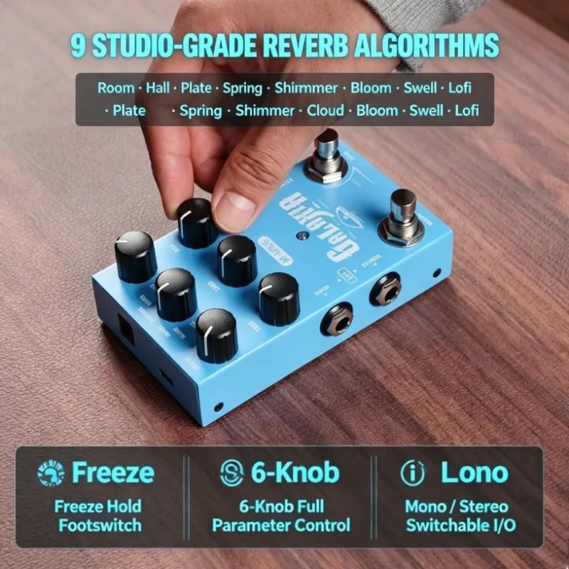 M-VAVE Reverb Guitar Pedal Fre - огляд і ціна Sustainable Living Usa